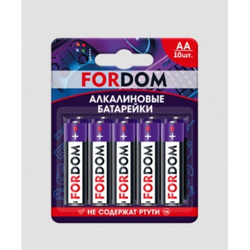 FORDOM Элементы питания AA/LR6 10шт